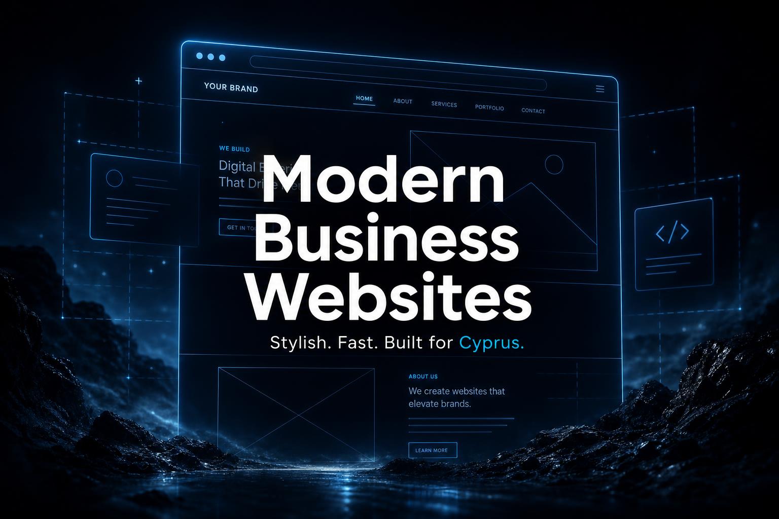 Modern Business Websites — Stylish. Fast. Built for Cyprus.